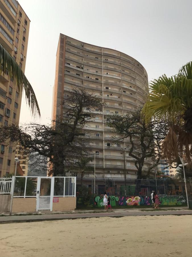 Apartamento Vista Mar Pe Na Areia Daire Santos  Dış mekan fotoğraf