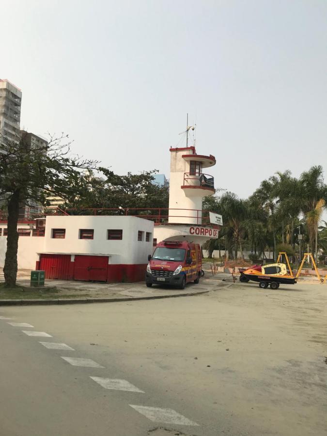 Apartamento Vista Mar Pe Na Areia Daire Santos  Dış mekan fotoğraf