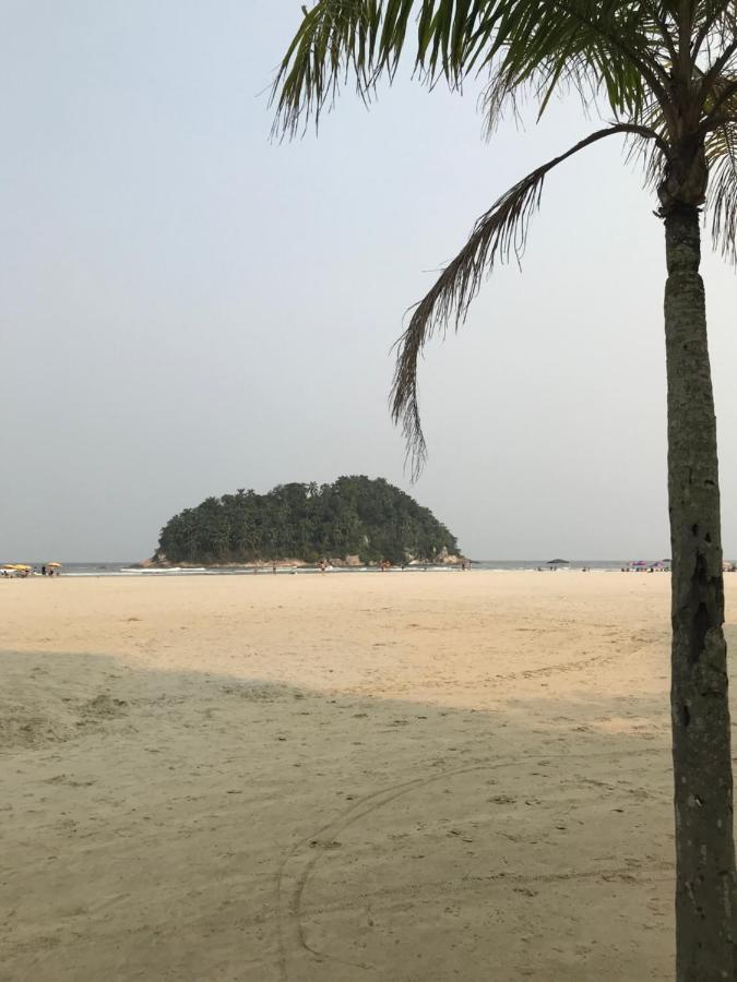 Apartamento Vista Mar Pe Na Areia Daire Santos  Dış mekan fotoğraf