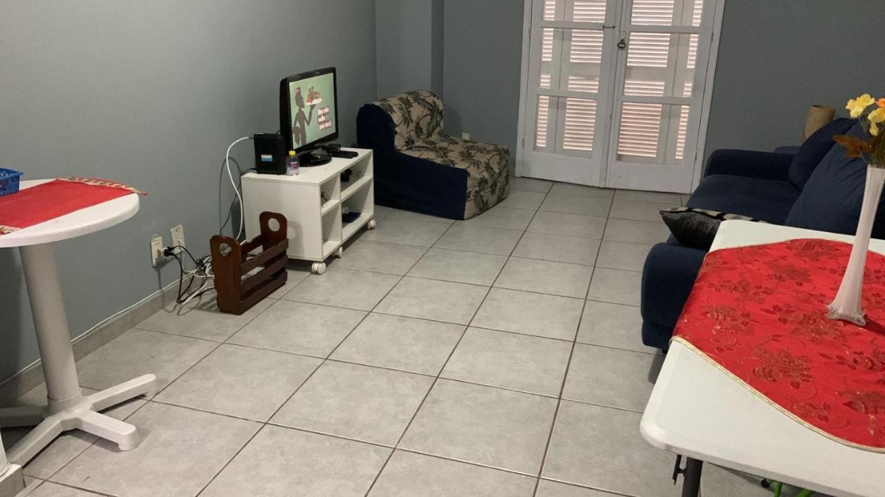 Apartamento Vista Mar Pe Na Areia Daire Santos  Dış mekan fotoğraf