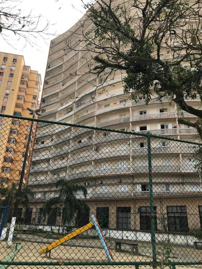 Apartamento Vista Mar Pe Na Areia Daire Santos  Dış mekan fotoğraf